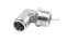 ข้อต่อลมแบบงอ 90° สแตนเลส 304 (เกลียวนอก x เสียบสาย) ขนาด 3/4" x 16 mm