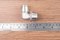 ข้อต่อลมแบบงอ 90° สแตนเลส 304 (เกลียวนอก x เสียบสาย) ขนาด 3/4" x 16 mm