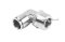 ข้อต่อลมแบบงอ 90° สแตนเลส 304 (เกลียวนอก x เสียบสาย) ขนาด 3/4" x 16 mm