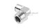 ข้อต่อลมแบบงอ 90° สแตนเลส 304 (เกลียวนอก x เสียบสาย) ขนาด 3/4" x 16 mm