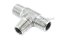 ข้อต่อสามทาง สแตนเลส 304 (เกลียวนอก x เกลียวนอก x เกลียวนอก) 1/4"x1/4"x1/4"