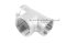 ข้อต่อสามทาง สแตนเลส (เกลียวใน x เกลียวใน x เกลียวใน) 1.1/4"x1.1/2"x1.1/4"
