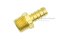 ข้อต่อหางไหลทองเหลือง เกลียวนอกเสียบสาย (เกลียวนอก x หางไหล) ขนาด 1/2" x 1/2" (เสียบสายรูใน 12.5-13.4 mm)