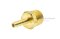 ข้อต่อหางไหลทองเหลือง เกลียวนอกเสียบสาย (เกลียวนอก x หางไหล) ขนาด 1/2" x 1/4" (เสียบสายรูใน 6.5-7.16 mm)
