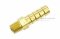 ข้อต่อหางไหลทองเหลือง เกลียวนอกเสียบสาย (เกลียวนอก x หางไหล) ขนาด 1/8" x 3/8" (เสียบสายรูใน 10-11 mm)
