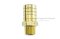 ข้อต่อหางไหลทองเหลือง เกลียวนอกเสียบสาย (เกลียวนอก x หางไหล) ขนาด 3/8" x 3/4" (เสียบสายรูใน 18.5-19.99 mm)