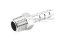ข้อต่อหางไหลสแตนเลส เกลียวนอกเสียบสาย (เกลียวนอก x หางไหล) ขนาด 1/4"-18 NPT x 8 mm