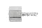ข้อต่อหางไหลสแตนเลส เกลียวในเสียบสาย (เกลียวใน x หางไหล) ขนาด 3/8"-18 NPT x 6 mm