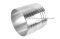 ข้อต่อหางไหลเสียบสายสแตนเลส แบบตรงเสียบสายสองข้าง ขนาด 4.1/4" x 4.1/4" ยาว 4" (114 x 114 mm x 100 mm)