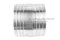 ข้อต่อหางไหลเสียบสายสแตนเลส แบบตรงเสียบสายสองข้าง ขนาด 4.1/4" x 4.1/4" ยาว 4" (114 x 114 mm x 100 mm)