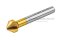 ดอกคว้านหัวเตเปอร์แบบ 3 ฟัน Countersink ขนาด 10.4 mm Gold แกน 6 mm