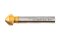 ดอกคว้านหัวเตเปอร์แบบ 3 ฟัน Countersink ขนาด 12.4 mm Gold แกน 8 mm