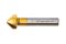 ดอกคว้านหัวเตเปอร์แบบ 3 ฟัน Countersink ขนาด 16.5 mm Gold แกน 10 mm