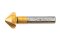 ดอกคว้านหัวเตเปอร์แบบ 3 ฟัน Countersink ขนาด 20.5 mm Gold แกน 10 mm