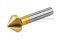 ดอกคว้านหัวเตเปอร์แบบ 3 ฟัน Countersink ขนาด 20.5 mm Gold แกน 10 mm