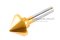 ดอกคว้านหัวเตเปอร์แบบ 3 ฟัน Countersink ขนาด 40 mm Gold แกน 12 mm
