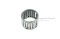 ตลับลูกปืนเข็มเปลือย-ตลับลูกปืนกรงนก Needle Roller Bearing ขนาด 40x48x35