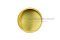 ตาน้ำทองเหลือง-ฝาอุดปิด  ขนาด 25x7.3 mm