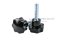 น็อตมือหมุนดอกไม้ (Star Grip Knob Bolt) ขนาด M8x35 ความโตหัว 31 mm