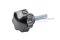 น็อตมือหมุนดอกไม้ (Star Grip Knob Bolt) ขนาด M8x35 ความโตหัว 31 mm