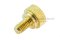น็อตมือหมุนทองเหลือง หัวทรงกระบอกแบน ฐานสูง (Brass Flat Cylinder Knob Bolt) ขนาด M6x10