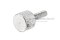 น็อตมือหมุนสแตนเลส หัวทรงกระบอกแบน (Stainless Steel Flat Cylinder Knob Bolt) ขนาด M3x10