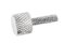 น็อตมือหมุนสแตนเลส หัวทรงกระบอกแบน (Stainless Steel Flat Cylinder Knob Bolt) ขนาด M3x10