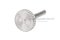 น็อตมือหมุนสแตนเลส หัวทรงกระบอกแบน (Stainless Steel Flat Cylinder Knob Bolt) ขนาด M3x16 รุ่นฐานสูง