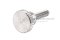 น็อตมือหมุนสแตนเลส หัวทรงกระบอกแบน (Stainless Steel Flat Cylinder Knob Bolt) ขนาด M4x16 รุ่นฐานสูง
