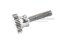 น็อตมือหมุนสแตนเลส หัวทรงกระบอกแบน (Stainless Steel Flat Cylinder Knob Bolt) ขนาด M4x16 รุ่นฐานสูง
