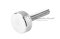 น็อตมือหมุนสแตนเลส หัวทรงกระบอกแบน (Stainless Steel Flat Cylinder Knob Bolt) ขนาด M4x20