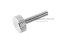น็อตมือหมุนสแตนเลส หัวทรงกระบอกแบน (Stainless Steel Flat Cylinder Knob Bolt) ขนาด M4x20
