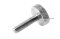 น็อตมือหมุนสแตนเลส หัวทรงกระบอกแบน (Stainless Steel Flat Cylinder Knob Bolt) ขนาด M5x20