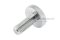 น็อตมือหมุนสแตนเลส หัวทรงกระบอกแบน (Stainless Steel Flat Cylinder Knob Bolt) ขนาด M8x20