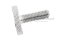 น็อตมือหมุนสแตนเลส หัวทรงกระบอกแบน (Stainless Steel Flat Cylinder Knob Bolt) ขนาด M8x25