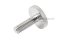 น็อตมือหมุนสแตนเลส หัวทรงกระบอกแบน (Stainless Steel Flat Cylinder Knob Bolt) ขนาด M8x25