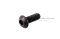 น็อตหัวจมกลมดำ #10-24 x 1/2" (เบอร์ 10 เกลียว 24 ยาว 1/2") วัดความโตเป็นมิลได้ 4.8x12.7 mm