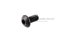 น็อตหัวจมกลมดำ #10-24 x 3/8" (เบอร์ 10 เกลียว 24 ยาว 3/8") วัดความโตเป็นมิลได้ 4.8x9.5 mm
