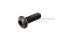 น็อตหัวจมกลมดำ #10-24 x 5/8" (เบอร์ 10 เกลียว 24 ยาว 5/8") วัดความโตเป็นมิลได้ 4.8x15.9 mm