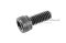 น็อตหัวจมดำแข็ง #8-32 x 3/8" (เบอร์ 8 เกลียว 32 ยาว 3/8") วัดความโตเป็นมิลได้ 4.17x9.5 mm เกลียวตลอด