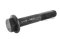 น็อตหัวเหลี่ยมดำแบบติดจาน M14x80 เกรด 10.9 เกลียวไม่ตลอด