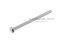 น็อตหัวเหลี่ยมสแตนเลส Stainless Steel Hex Bolt #10-24 (เบอร์ 10 เกลียว 24) ยาว 2.1/2" เกลียวตลอด