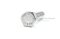 น็อตหัวเหลี่ยมสแตนเลส Stainless Steel Hex Bolt 3/8"x1.1/2" เกลียว 24 (UNF) เกลียวตลอด