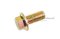 น็อตหัวเหลี่ยมแบบติดจานชุบรุ้ง M14x30 เกรด 10.9 เกลียวตลอด
