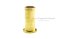 บูชเหล็ก-บูชเพลา รูใน 7 mm (6.7x7.5x18) บูชมีบ่าทองเหลือง