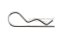 ปิ๊นตัวอาร์สแตนเลส (Stainless Snap Pin) ความโตปิ้น 2.5 mm ความยาวทั้งตัว 50 mm