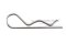 ปิ๊นตัวอาร์สแตนเลส (Stainless Snap Pin) ความโตปิ้น 2.5 mm ความยาวทั้งตัว 60 mm