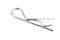 ปิ๊นตัวอาร์สแตนเลส (Stainless Snap Pin) ความโตปิ้น 2.5 mm ความยาวทั้งตัว 60 mm