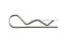 ปิ๊นตัวอาร์สแตนเลส (Stainless Snap Pin) ความโตปิ้น 3 mm ความยาวทั้งตัว 65 mm