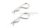 ปิ๊นตัวอาร์สแตนเลส (Stainless Snap Pin) ความโตปิ้น 4 mm ความยาวทั้งตัว 70 mm
